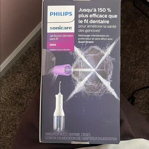 Philips Sonicare Jet Bucco-Dentaire Sans Fil with Purple Accents